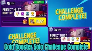 Perfect Heist Gold Booster Fireworks Festival  | Funky Tiles Rainbow | Match Masters Solo Challenge