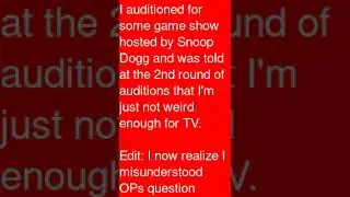 What TV show did you try to get into but ultimately couldn't? #shorts