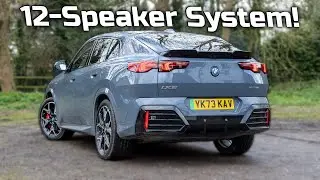 BMW iX2 (BMW X2) audio review: Harman Kardon Upgrade? | TotallyEV