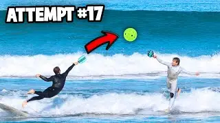We Tried Playing Pickleball while Surfing