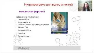 Нутрикомплекс для волос и ногтей Wellness