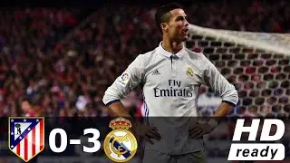 🔥 Реал Мадрид - Атлетико Мадрид 3-0 - Обзор Матча Чемпионата Испании 19/11/2016 4K UHD 🔥