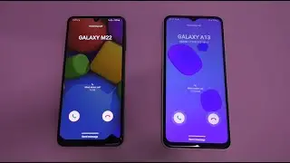 Samsung Galaxy M22 vs Galaxy A13 Incoming Calls