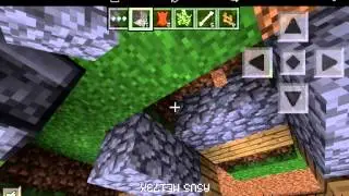 Let's play Minecraft pe 0.10.0 ( part 1)
