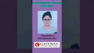 GATE 2025 XL Life Sciences Result | GATEWAY