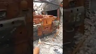 Destroyed Russian BTR 82A APC in the East