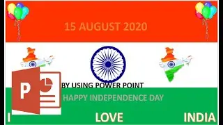 Make independence day wallpaper by Power Point | 15 august 2020| Independence day 2020 |alltechinfo|