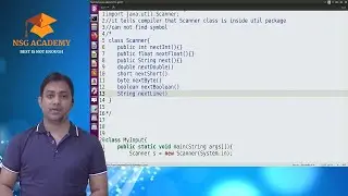 Scanner class of JAVA | Read data from keyboard in JAVA | Suresh Agrawal