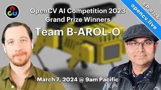OpenCV AI Competition 2023 Grand Prize Winners - OpenCV Live 126