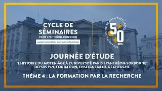 Journée d’étude L'histoire du Moyen-Âge - Thème 4