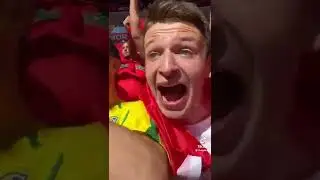إعجاب وإنبهار مشجع برازيلي بحماس الجمهور المغربي أثناء النشيد الوطني 🤣|  فكأس العالم قطر 2022