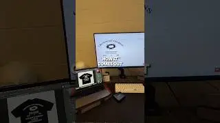 Making a shirt in my basement..
