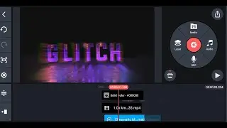 How to make Glitch intro in Kinemaster || glitch text after effects.glitch effect make in kinemaster