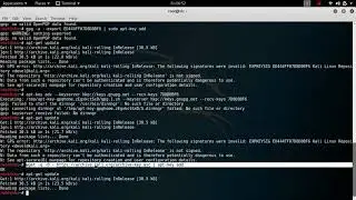 kali Linux GPG error