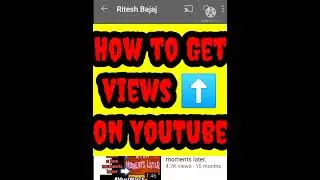 How to get views on youtube #short