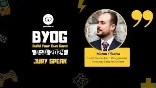 Marco Pisanu's Message to BYOG 2024 Creators