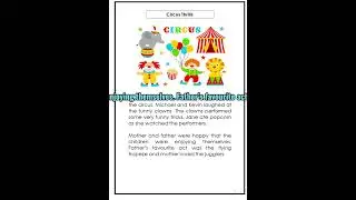 "Circus Thrills" #storylistening #listeningandlearning  #englishstoryreading #listeningactivity