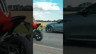 Mercedes E63 AMG S vs BMW S1000RR