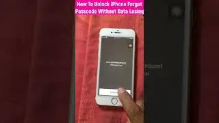 How To Unlock iPhone Forgot Passcode Without Data Losing  #shortvideo #smartphone #ios