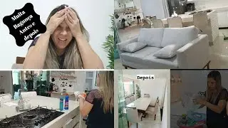 Arrumando a casa| Rotina| Dia de organização| Muita bagunça| Antes e Depois