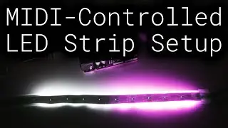 MIDI controlled LED strip - Part 1, setup