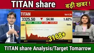 TITAN share latest news,titan share news,titan share analysis,titan share tomorrow target