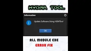 Hydra Tool ''Update Software Using Humtool'' Error Fix