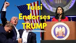 Tulsi Gabbard ENDS Kamala Harris AGAIN With Trump Endorsement!