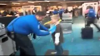 POLICE STATE - 8 Year Old Boy Gets Groped By TSA Agent In Front Of His Mother
