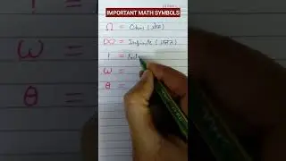 Important math symbols 💯 