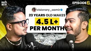 Graphic Designer from Jharkhand is earning more than IIT graduates at 23 | Grafix Mistri Show | Ep.2