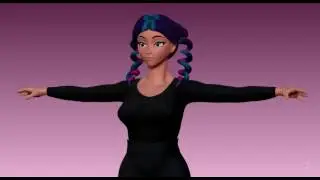 ZBrush: Anime Hair Test