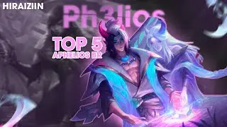 O BONECO FICA AINDA MAIS ESTUPIDO NAS MÃOS DO @Ph3lios - Highlits TOP5 BR Aphelios