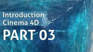 cinema 4d broadcast graphics tutorial | c4d tutorial beginner Part 3