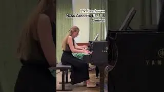 L.V. Beethoven Piano Concerto No. 3 in C minor (1st movement). Sofiya Petrova