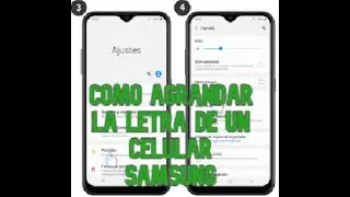 como a grandar el tamaño de letra de un celular samsung
