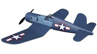 F4U Corsair RC Plane virtual build