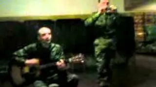 Под гитару на Новый год в армии