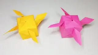 PAPER DROP | ROTATING BALLOON DROP | PAPER FAN