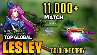 11.000 MATCH! Lesley Best Build 2022 [ Lesley Top Global Gameplay ] By Rin Sylvie - MLBB