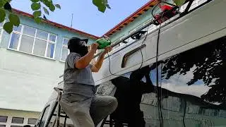 Banyo penceresi açma ve cam takma işlemi / DETAYLI KARAVAN YAPIMI