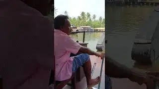Relaxing in houseboat in allepey