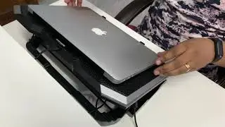 Topmate C11 Lighting Effects | Laptop Cooling Pad Heat Management | RGB Colorful Laptop 4K Video