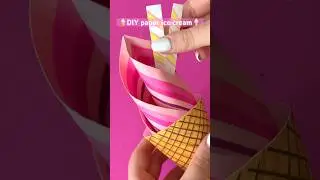 DIY paper ice cream🍧