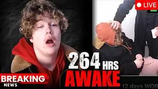 Streamer Stays Awake For 12 DAYS! (ENDS BADLY!)