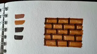 How to draw brick wall texture #sketch #texture #architecturaldrawing