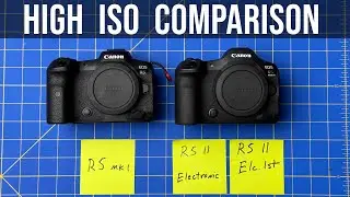 R5 vs R5 MK II - High ISO Comparison (RAW Samples)