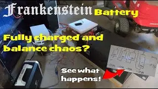 Using batteries with different capacities in series! Total balance chaos?