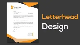 Letterhead Design in Illustrator || Graphic Design || Adobe Illustrator CC