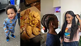WEEKLY VLOG|  BRAID WITH ME + COOK WITH US + KALEB TURNS 10 MONTHS